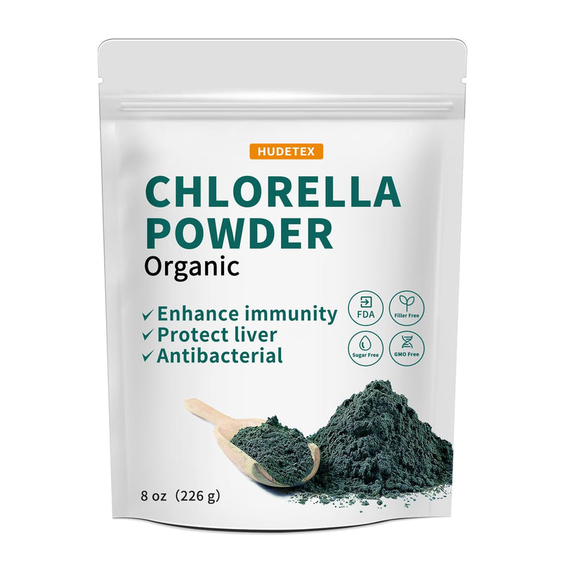 [Australia] - Chlorella Powder Natural- Chlorophyll Powder, Supports Immune System & Liver Function, Keep Youth, Vegan, Rich in Vegan Protein and Vitamins, 8 oz. 8 Ounce (Pack of 1) 