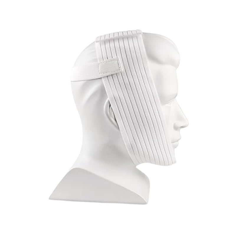 [Australia] - Super Deluxe White Chin Strap for Cpap Users - Anti Dry Mouth- Anti Snore Chin Strap Great Sleeping Solution for Men and Women to Keep Mouth Closed While Sleeping (1 pk) 1 pk 