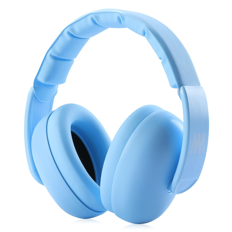 [Australia] - Mumba Noise Reduction Safety Ear Muffs, Baby Toddler Kid Sensory Ear Hearing Protection Earmuff, NRR 25dB Noise Cancelling Sound Proof Headphones for Flying Travel, Concerts, Fireworks, Shooting, Blue 