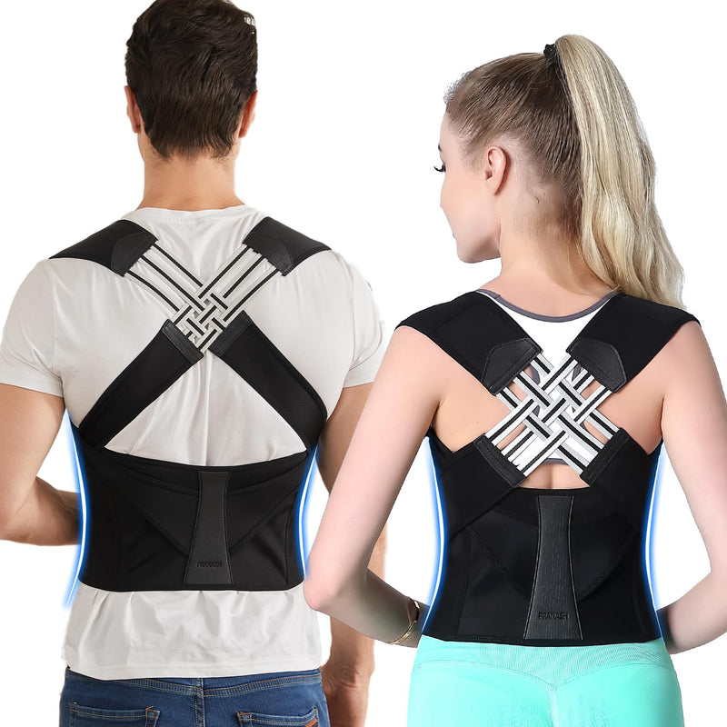 [Australia] - Posture Corrector for Women and Men, Adjustable Shoulder Posture Brace, Back Straightener Posture, Used for Middle and Upper Spine Large 