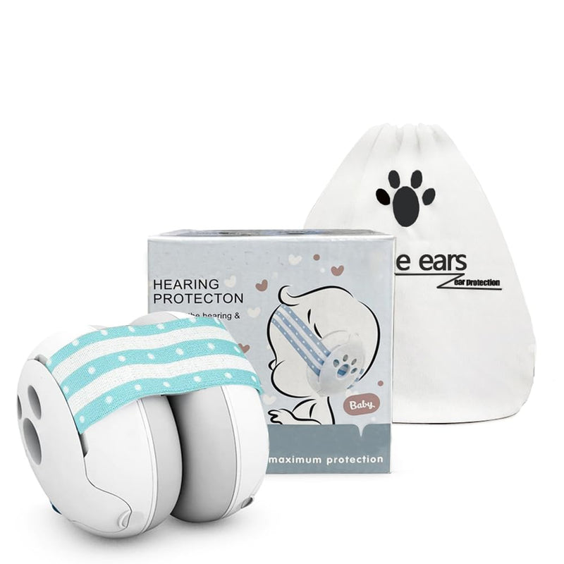 [Australia] - Adjustable Baby Noise Cancelling Headphones Ear Protection Noise Reduction Earmuffs for Babies up to 36 Months Blue 