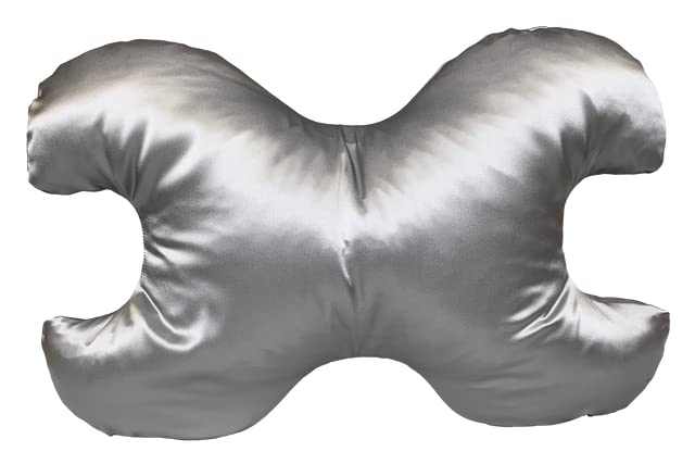 [Australia] - Save My Face!" Pillow The Original Anti-Wrinkle PILLOWETTE Le Grand Pillow (Grey, Silk) 