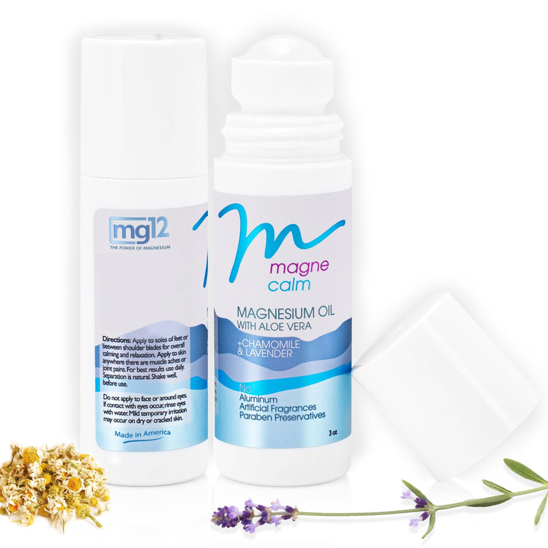 [Australia] - MagneCalm Roll-On with Lavender & Chamomile - Soothing Magnesium, 3 oz 