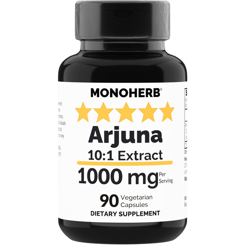 [Australia] - Arjuna Extract 1000 mg - 90 Vegetarian Capsules 