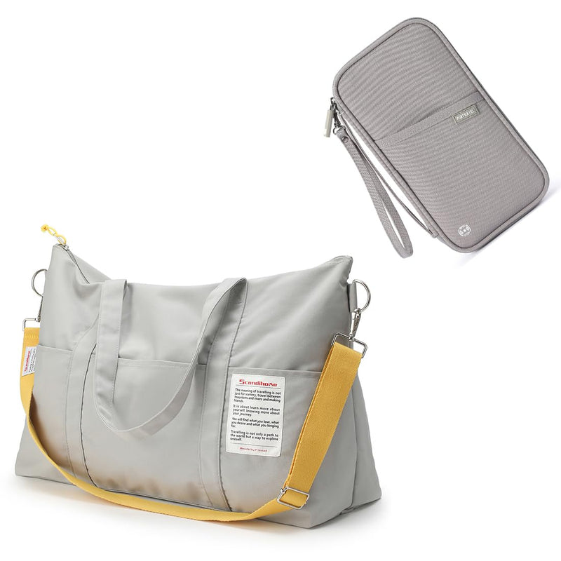 VanFn RFID Travel Passport Wallet & Duffle Bags, Family Passport Holder, Travel Totes Duffel Bag, Outdoor Weekend Bag, Crossbody Bag, Lightweight Luggage Duffle