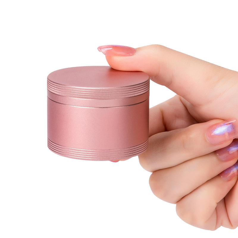 Metal Pill Box Daily - Single Portable Travel Pill Container for Purse | Waterproof Pill Case for Vitamins, fish Oil, Medicine, Cute Pill Holder Organizer, Big Size Pink L