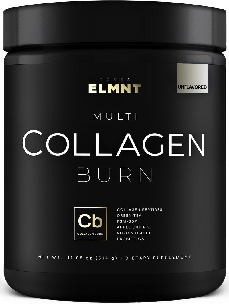 Super Collagen Powder for Women Weight Loss + Beauty w. Probiotics, Hyaluronic Acid, ACV, KSM-66, Biotin - Premium Multi Collagen Peptides Protein Supplement Colageno for Women (Unflavored) Unflavored