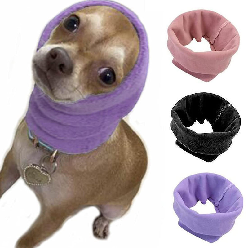 Quiet Ears Covers for Dogs 3pcs,Dog Snoods Ear Covers for Noise,Grooming and Force Drying Miracle Tool for Anxiety Relief & Calming Dogs(Grey+Pink+Purple) (Small) Small - PawsPlanet Australia