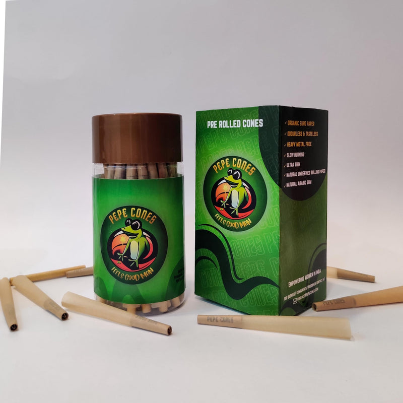 [Australia] - Natural Pre Rolled Cones - 1-1/4 Size Pre Roll Cones for Slow, Even Burn - Easy-to-use, Ultra Convenient Pre Roll Cones with Tips & Food Grade Paper Packing Tubes Included (1 1/4, 50) 1 1/4 50.0 