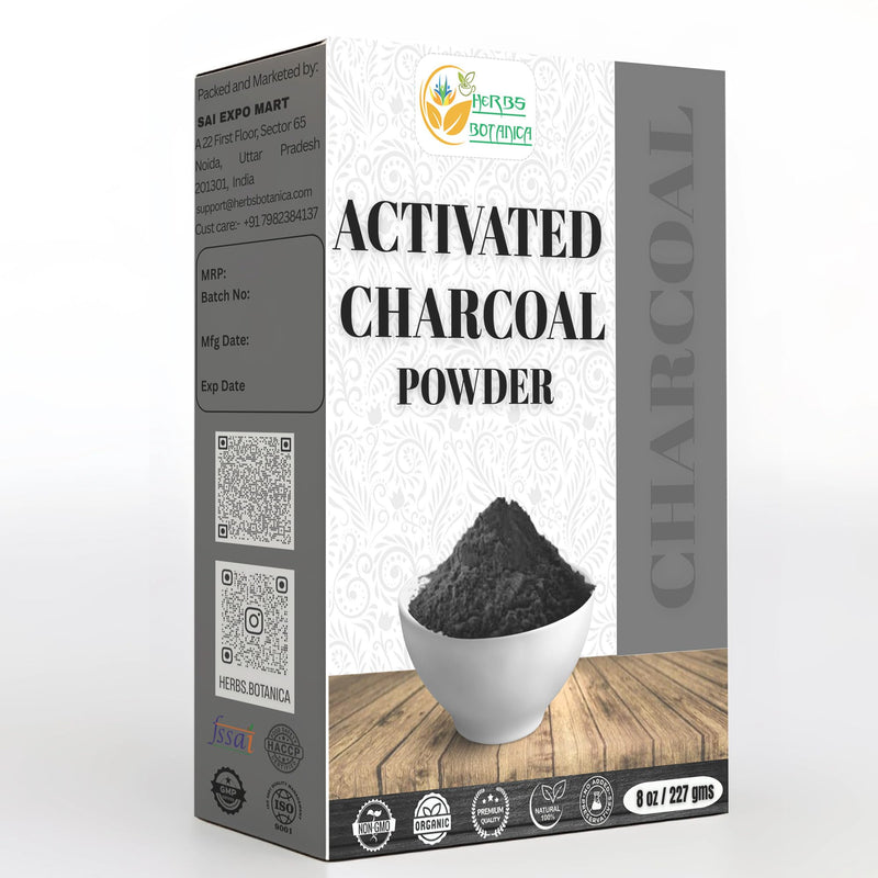 [Australia] - Activated Charcoal Powder, Food Grade Natural Detoxifier for Digestive Health, Teeth Whitening, Detoxification & Bug Bite Relief, 8 oz / 227 gm 