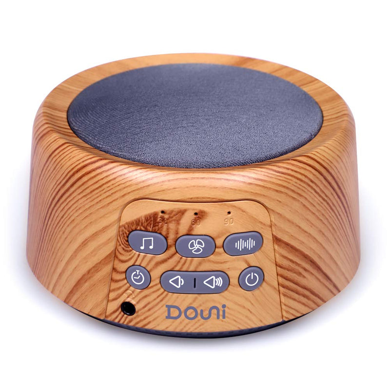 [Australia] - White Noise Sound Machine with 27 Soothing Sounds Timer & Volume Control Memory Function for Sleeping & Relaxation,Noise Machine for Kid,Adult,Nursery,Home,Office,Travel.Wood Grain W03Plus 