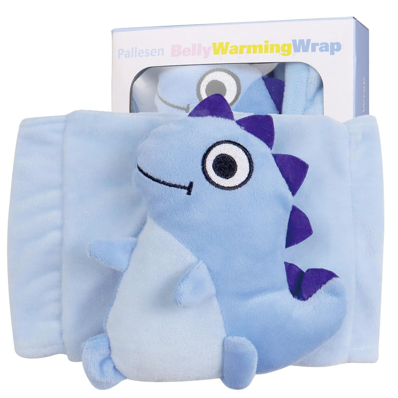 [Australia] - Colic Baby Relief,Gas Relief for Infants,Baby Colic Heated Tummy Wrap,Baby Swaddling Belt for Colic Calm,Natural Relief for Upset Stomach in Babies and Toddlers Dinosaur Dinosaur Dinosaur-blue 
