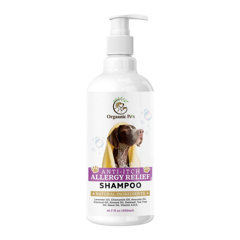 Anti-Itch Dog Shampoo: with 9 Natural Essential Oils and Ingredients - RELIEVES discomfort from Skin Allergies -Moisturizing - Anti-inflammatory - Calming - PawsPlanet Australia