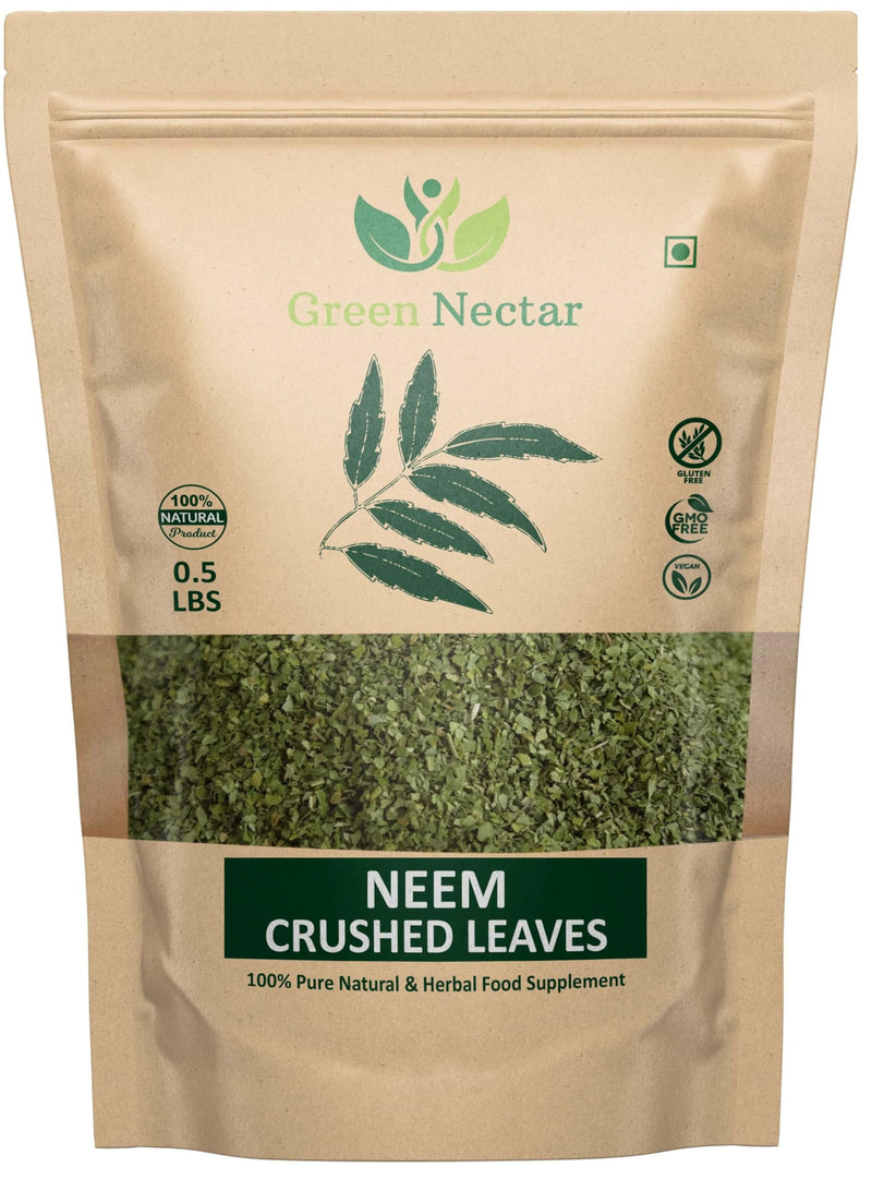 [Australia] - Neem Leaf 8 Oz | 100% Natural Detox Neem Tea | Crushed Neem Leaves | Azadirachta Indica Leaf | Margosa Leaves | Non-GMO, Gluten Free (8 Oz - 1 Pack) 