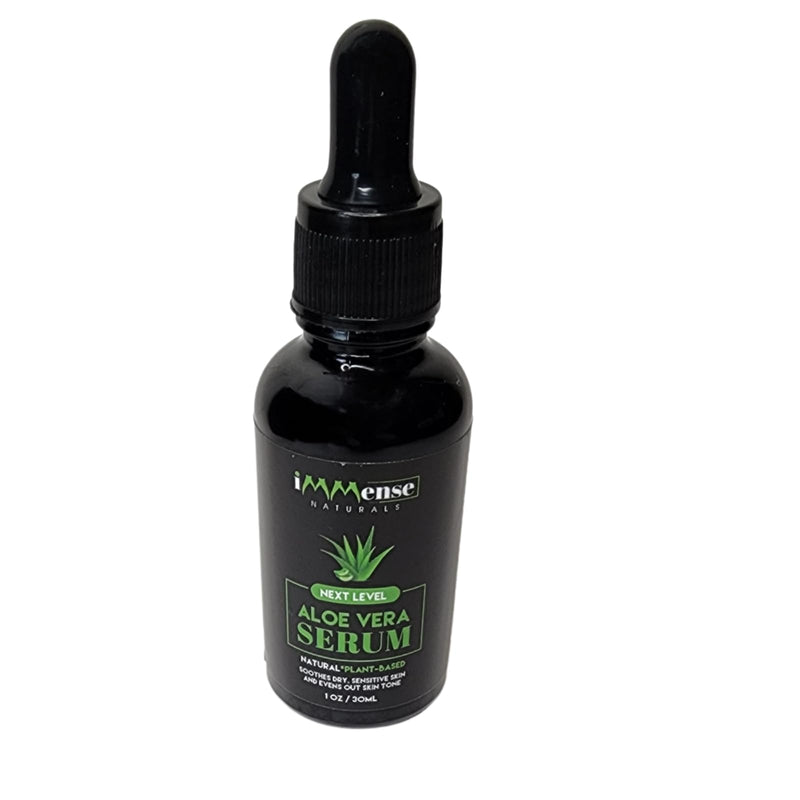 Aloe Vera Serum with Vitamin C for Wrinkles & Fine Lines, Use To Brighten Skin-Correct Dark Circles, Hydrate and Even Skintone. Use for a Natural Makeup Primer