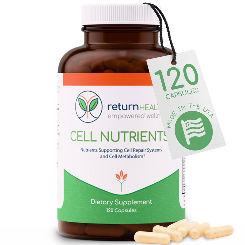 Cell Nutrients | Promotes Cell and Membrane Repair & Cell Metabolism | Helps Fight Tick-Borne Infections & More | Mitochondrial Supplements | Non-GMO, Vegan, 120 caps 120 Count (Pack of 1)
