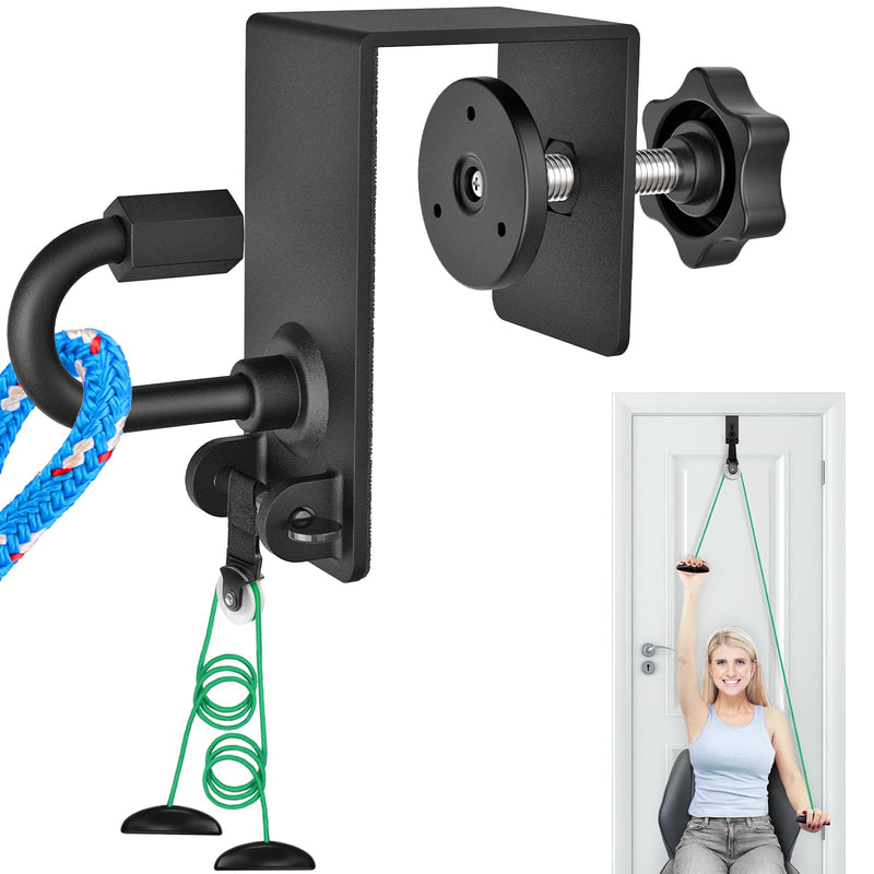 [Australia] - BeneLabel Heavy Duty Door Anchor Attachment - Shoulder Pulley for Rotator Cuff Recovery - Over Door Rehab Exerciser for Strength Training, Physical Therapy, Home Gym - Compatible with Any Resistance 