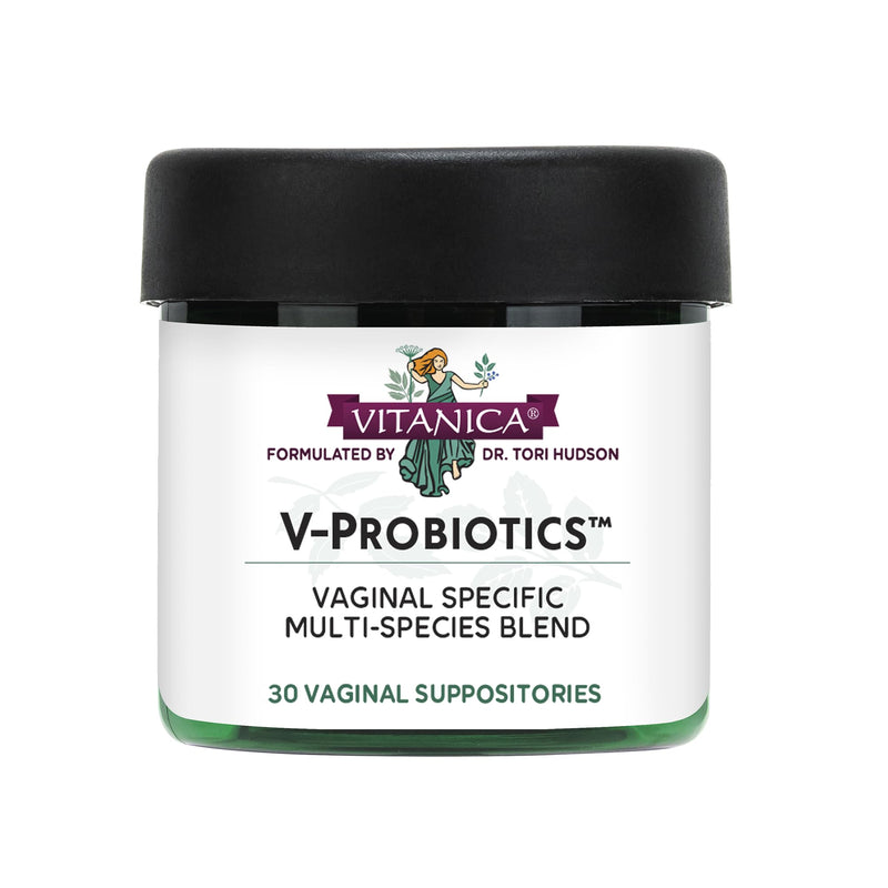 [Australia] - Vitanica V-Probiotics - Probiotics for Women - Vaginal Suppositories with Lactobacillus Rhamnosus, Gasseri & More - Women's Health Supplement - Lady - 30 Vaginal Suppositories 