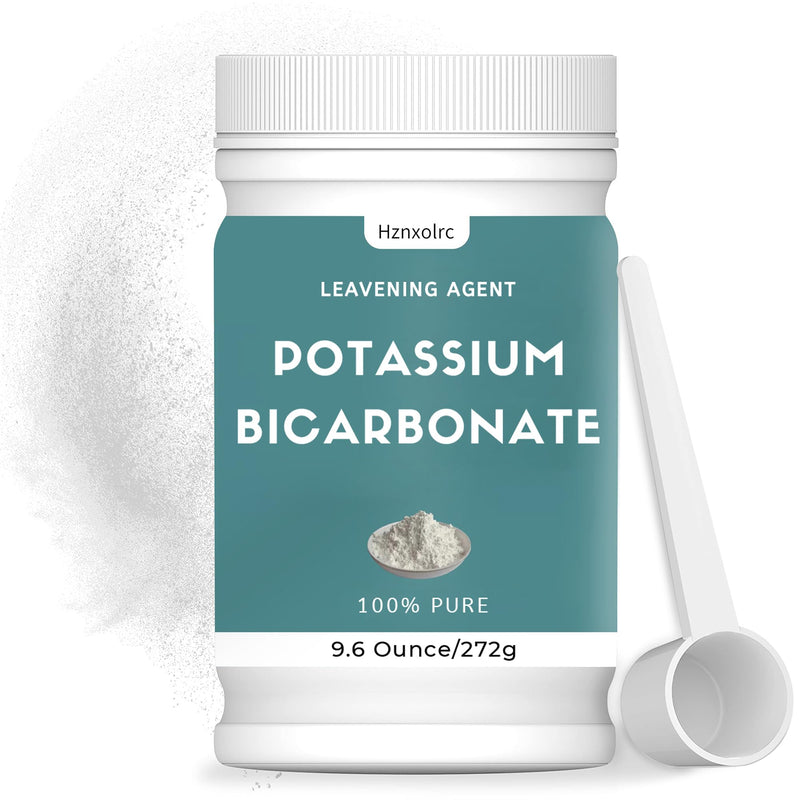 [Australia] - 9.6 oz Potassium Bicarbonate, 100% Pure Potassium Bicarbonate Powder, Potassium Bicarbonate for Plants, Used In Making Wine, Cakes, Cookies and More 9.6 oz 