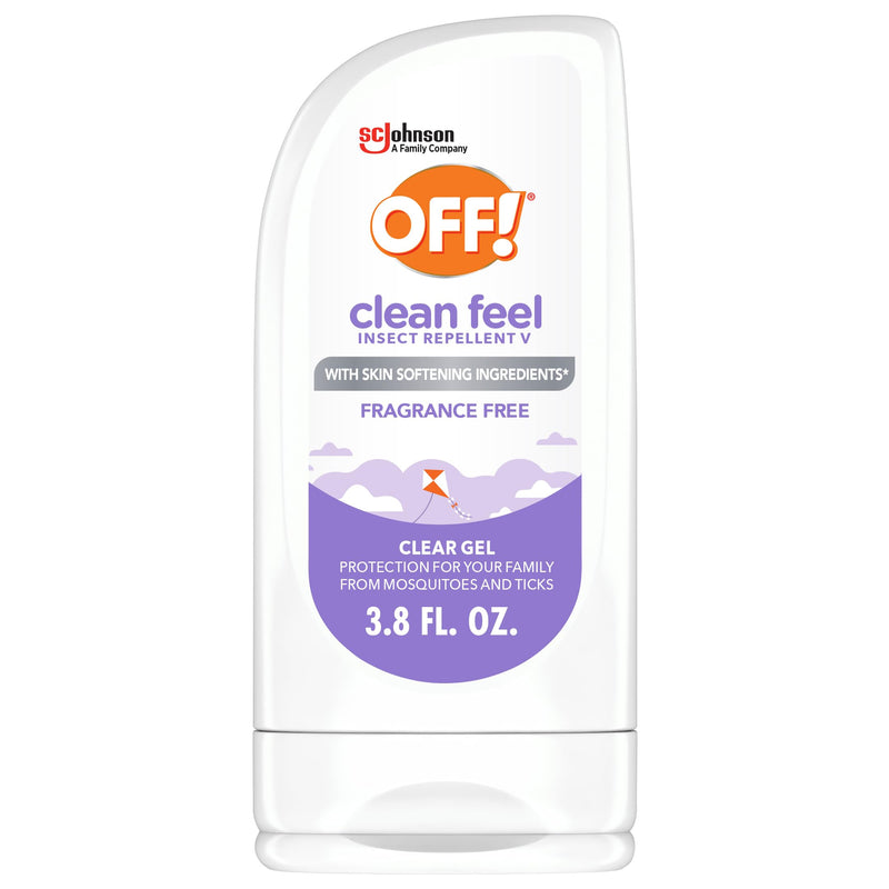 [Australia] - OFF! Clean Feel Insect Repellent Clear Gel with 20% Picaridin, Bug Repellent with Long Lasting Protection from Mosquitoes and Ticks, Hydrating, 3.8 oz 3.8 Fl Oz (Pack of 1) 