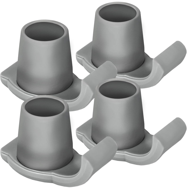 [Australia] - 4 Pack Walker Skis Glides for Folding Walkers, Walker Glides for Seniors, Essentials Walker Accessories Mobility Aid Accessory for Seniors Gray 4 