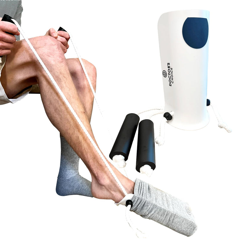 [Australia] - Doctor's Choice Sock Aid - Easy Sock Helper for Seniors, Elderly, Disabled, and Limited Mobility - Comfortable & Durable Sock Puller Tool 