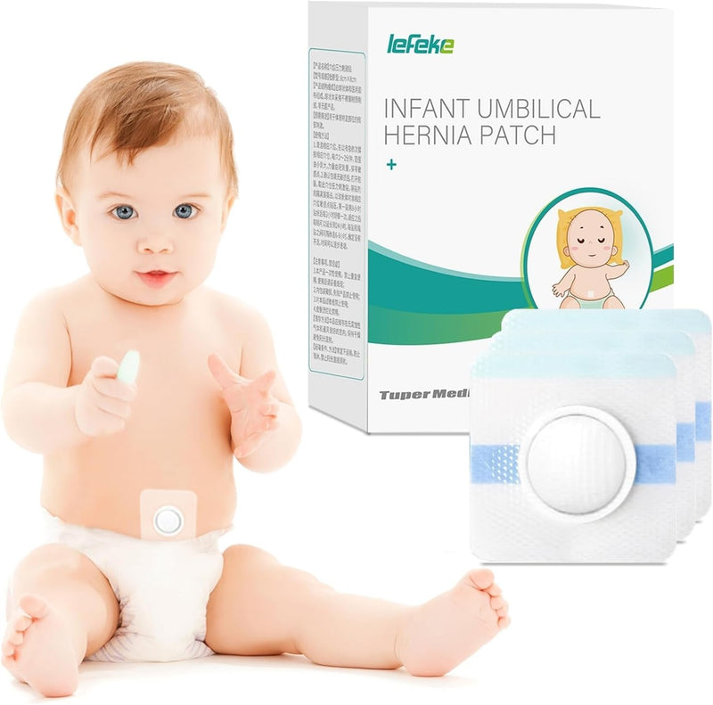 [Australia] - Baby Belly Navel Patches, Cotton Pads for Baby Belly Button Hernia, Infant Essentials Must Haves (7 Pieces) 7 