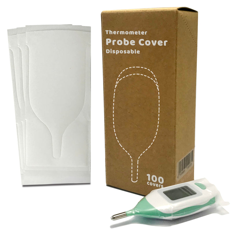 [Australia] - Disposable Cover for Rectal Thermometers - Special for Large Display & Short Probe Baby/Pet Rectal Thermometers (Covers -100 pcs) 
