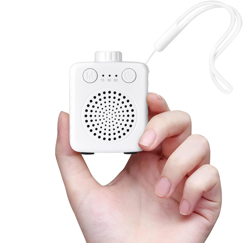 [Australia] - Fansbe sleep sound machine travel size, white noise machine baby portable, small travel sound machine adults Super Mini 20 Soothing Sounds Adjustable Volume for Home Travel and Office (white) 