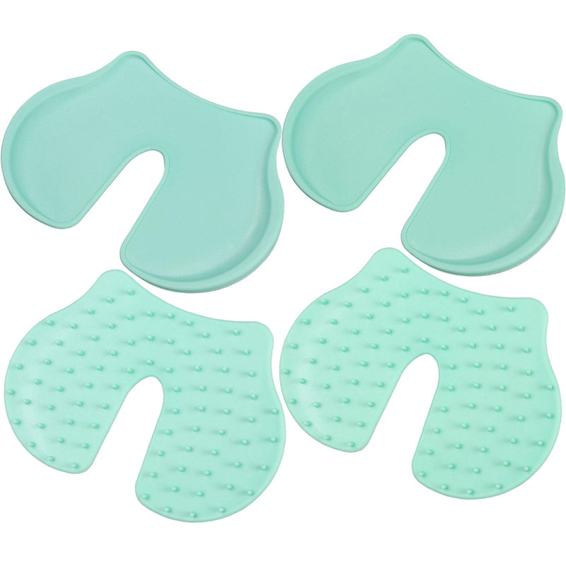 [Australia] - 4Pcs Shot Pain Reducer Set,Shot Helper Pain Blocker Device,Reusable Shot Pain Blocker Device, Lightweight Immunization Shot Blocker for Kids and Adults(Light Green) Blue 