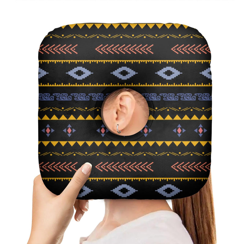 [Australia] - Ear Piercing Pillow for Side Sleepers - Donut Pillow for Ear Pain Relief, Pressure Sores, Adults Z.boho One Size 