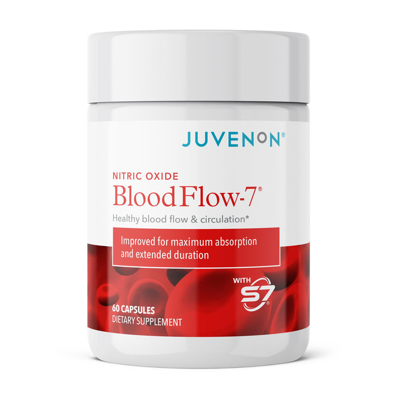 [Australia] - Juvenon BloodFlow-7 Nitric Oxide Supplement with Nitrosigine 60 Count (Pack of 1) 