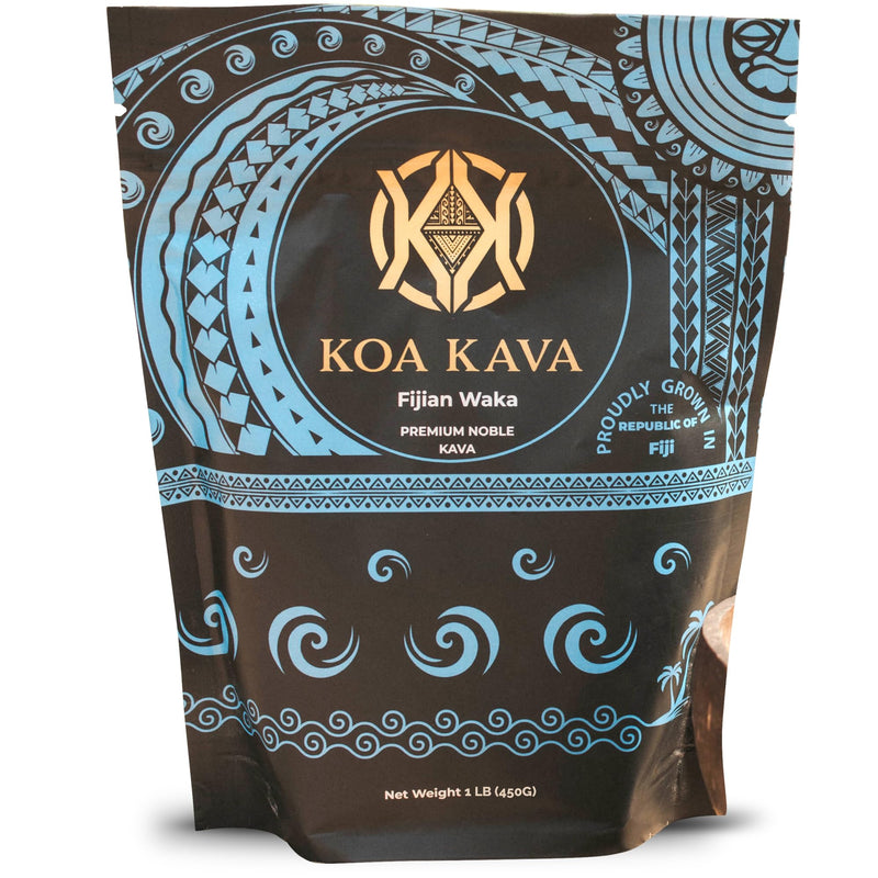 [Australia] - Koa Kava Fiji Kava Powder- Premium Noble Waka Kava Tea made from Lateral Kava Root in Savusavu, Fiji. 1 LB 16 Ounce 