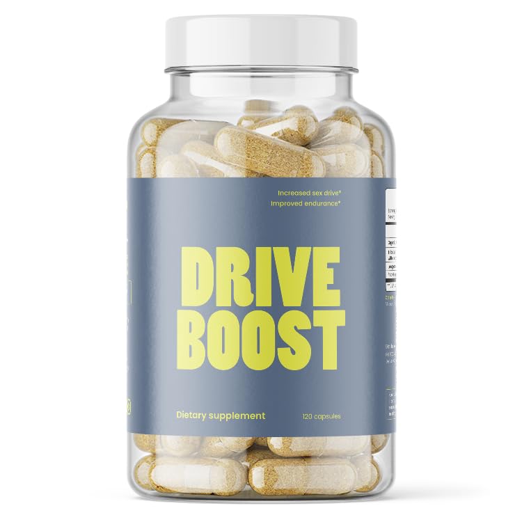 [Australia] - Drive Boost Sexual Health Supplement (120 Capsules) Support Stamina & Libido, Made with Maca, Tongkat Ali, Tribulus Terrestris, and Red Ginseng, Made in The USA 