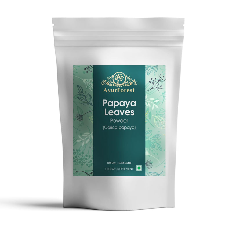 [Australia] - Papaya Leaf Powder Dried Leaves Carica Papaya Herbal Supplement 16 Ounce | 454 gram 