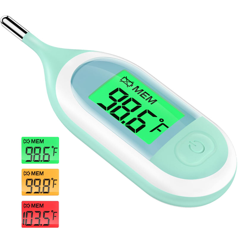 [Australia] - Baby Thermometer for Digital Rectal - Fast Accurate Infant Thermometer with Fever Alarm, LCD Display and Memory Function 