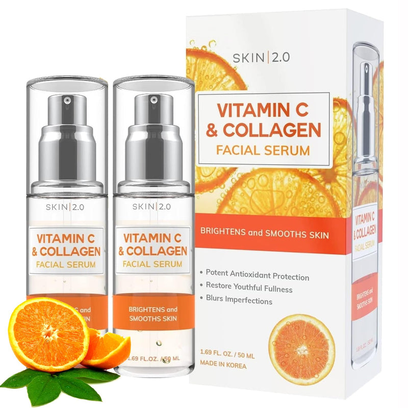 Skin 2.0 Vitamin C Serum Vitamin C & Collagen (Pack of 2)