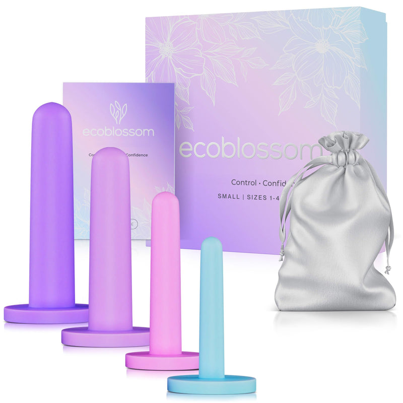 [Australia] - Ecoblossom Silicone Intimacy Set - The Most Reliable kit for Women - Intimacy & Wellness Aids (Small, Sizes 1-4) Small, Sizes 1-4 