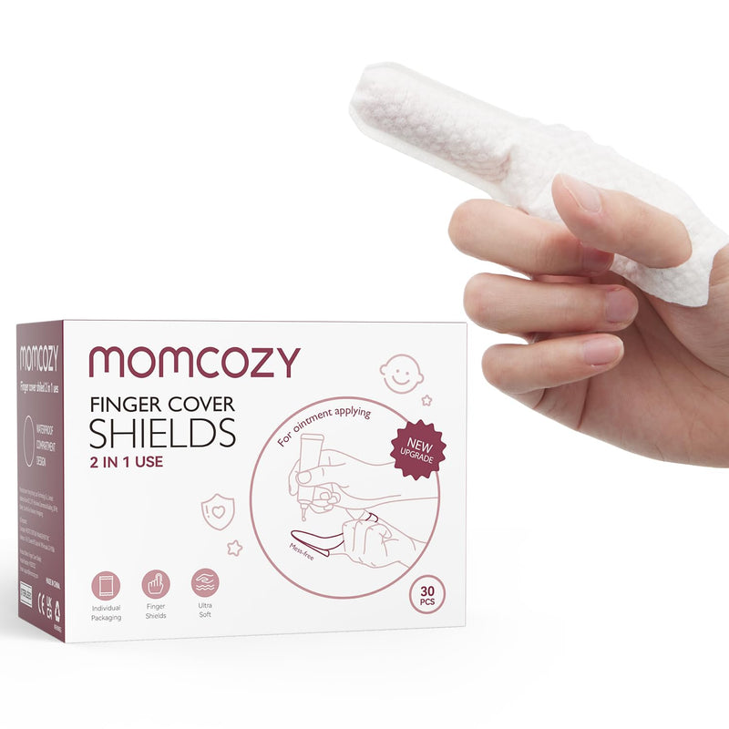 [Australia] - Momcozy Baby Diaper Cream Applicator Kit - Spatula, Finger Wipes & Waterproof Sleeve 