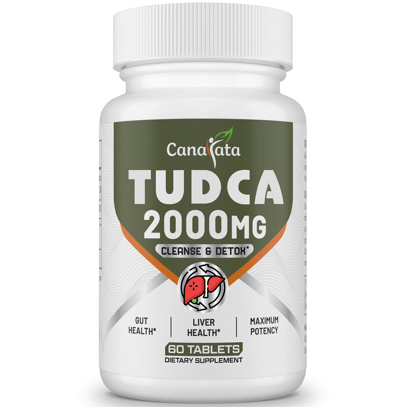 [Australia] - TUDCA Liver Supplements 2000mg - Strong Bile Salts Support Liver Detox & Cleanse - Liver and Gallbladder Health Formula-Easy to Swallow Tablets-30 Days Supply 60 Count (Pack of 1) 