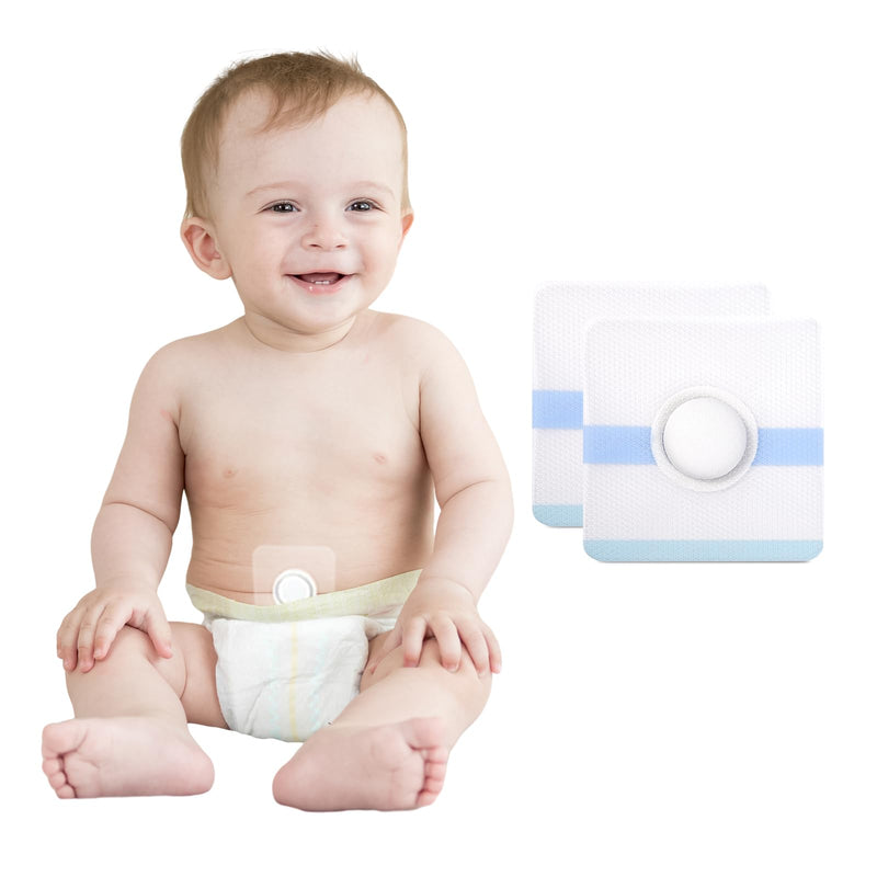 [Australia] - Baby Belly Navel Patches(15 Pieces), Hernia Patch,Belly Button Shaper with Waterproof Cotton Pads,Umbilical Hernia Belt Baby,Baby Belly Button wrap 8×8cm 8*8cm 