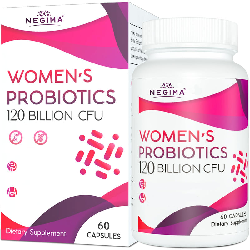 [Australia] - Negima Menopause Supplements for Women, 120 Billion CFUs Probiotics for Women, 13-in-1 Herbs & Botanicals Complex, for Menopause - 60 Caps 60 Count (Pack of 1) 