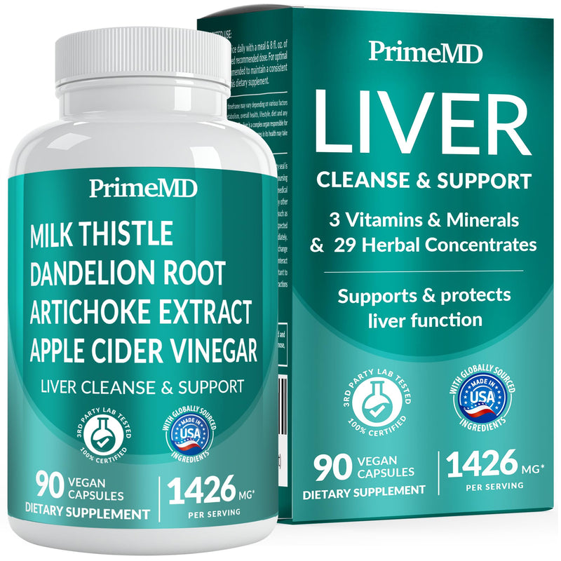 [Australia] - 32-in-1 Liver Support Supplement with Milk Thistle, Silymarin, Artichoke Extract & Beetroot Powder ‚Äì Comprehensive Wellness Formula ‚Äì 1426mg (90ct) 90 Count (Pack of 1) 