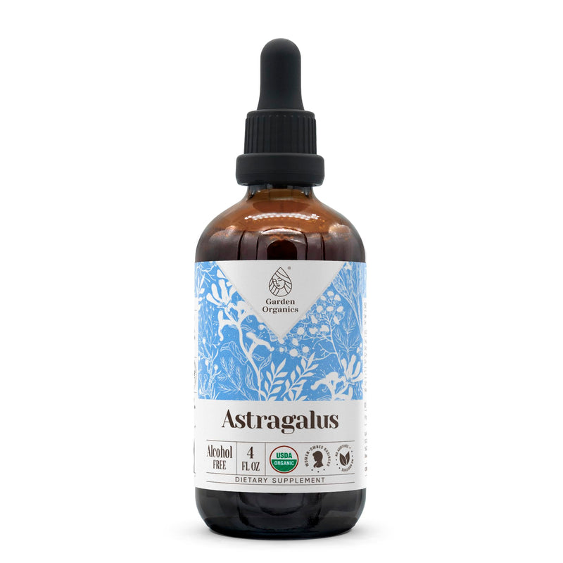 [Australia] - Astragalus USDA Organic Alcohol-Free Extract | Dietary Supplement, High-Potency Tincture | Natural Certified Organic Astragalus (Astragalus membranaceus) Dried Root (4 oz) 4 Fl Oz (Pack of 1) 
