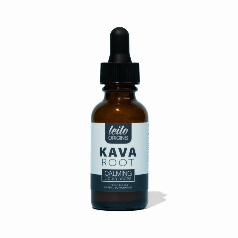 [Australia] - LEILO Kava Root Liquid Extract | Concentrated Kava Drops to Support Relaxation | 70% Extraction Strength - Alcohol-Free | (1 Fl Oz, 30 Servings) 