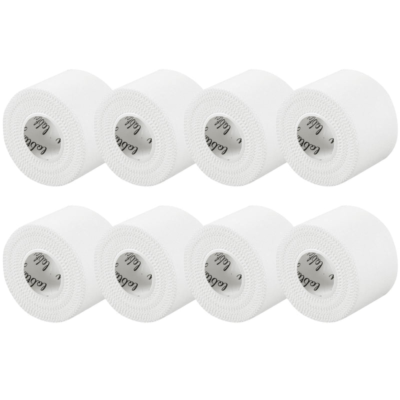 [Australia] - (8 Pack) White Athletic Sprorts Tape Very Strong Athletic Tape No Sticky Residue for Athletes, Sport Trainers and First Aid Injury Wrap, Suitable for Fingers Ankles Wrist 8 Pack 