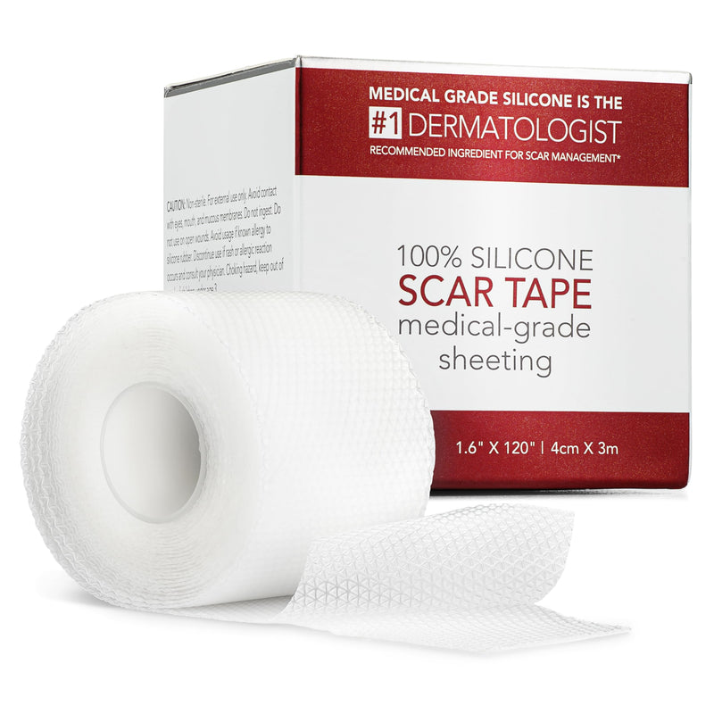 [Australia] - Physician Formulated Silicone Scar Sheets - Advanced Crosspolymer Medical Grade Silicone Scar Tape for Surgery, C Section, Keloids & Hypertrophic Scars - Silicone Tape For Scars 