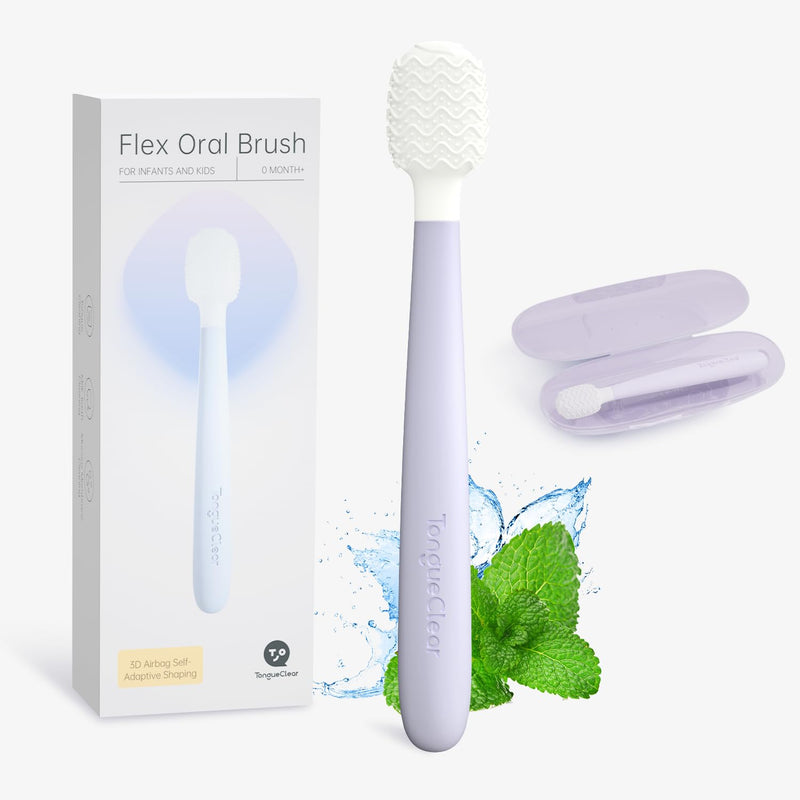[Australia] - Kids Tongue Scraper, Tongue Cleaner for Infant & Newborn, Baby Oral Cleaner Newborn, Toddler Toothbrush for Tooth Mouth Gum Clean, Infant Toothbrush Oral Cleaning Stick… Air 
