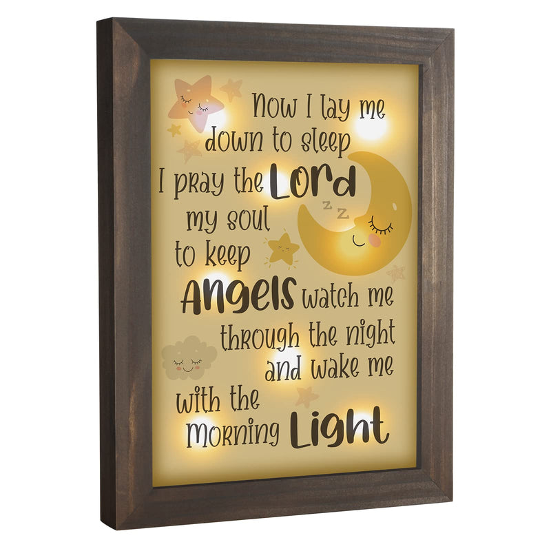 [Australia] - Baptism Gifts for Girl Boy - Baby Baptism Gifts for Girl Boy, Baby Christening Gifts for Girls and Boy,Nursery Decor Night Light - Now I Lay Me Down to Sleep 