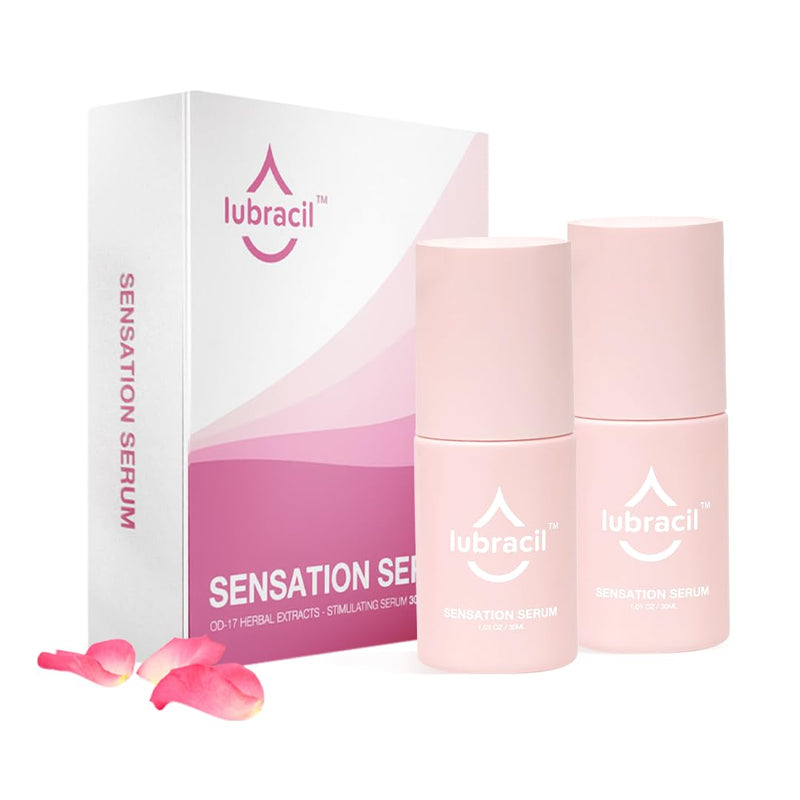 [Australia] - Lubracil Sensation Serum for Women – External Use Only – Moisturizing Formula with Natural Herbal Extracts – Hormone-Free – 30ml (2 Pack) 